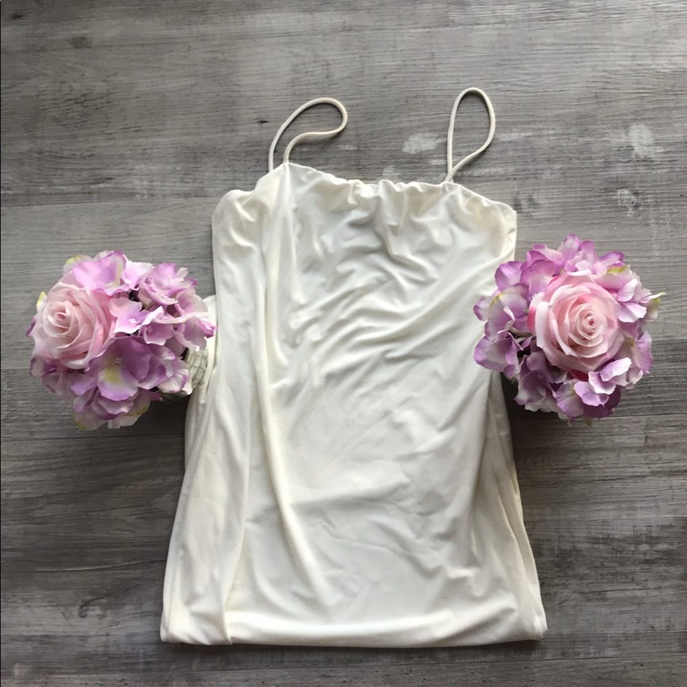 white long dress